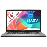 MSI Modern 14 (F13MG-020BE) 14" PC portable  Argent | Core i3-1315U | UHD Graphics | 8 Go | 512 Go SSD
