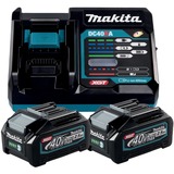 Makita Power Source Kit Li 40V 2,5Ah, Chargeur Noir/Bleu