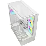 Sharkoon  boîtier midi tower Blanc | 2x USB-A | 1x USB-C | RGB | Verre Trempé