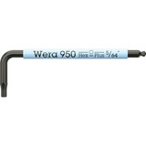Wera 950/9 Hex-Plus Multicolore Jeu de 3 clés impériales, BlackLaser, Tournevis Noir, 9 pièces