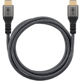 goobay Plus Câble HDMI haut débit avec Ethernet Gris, 5 mètres