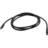 i-tec Thunderbolt 3, 150cm, Câble Noir, 40 Gbps, 100W Power Delivery, USB-C Compatible