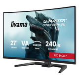 iiyama G-Master Red Eagle GCB2784HSU-B1 27" Moniteur gaming incurvé  Noir, 2x HDMI, 1x DisplayPort, USB, Audio, AMD Free-Sync, 240 Hz