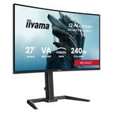 iiyama G-Master Red Eagle GCB2784HSU-B1 27" Moniteur gaming incurvé  Noir, 2x HDMI, 1x DisplayPort, USB, Audio, AMD Free-Sync, 240 Hz