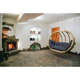 Amazonas Globo Royal Chair Anthracite, Chaise accrochante Anthracite, Fauteuil œuf suspendu, Avec support, Intérieur & extérieur, Noir, Polyester, 200 kg