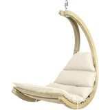 Amazonas Swing Chair Creme, Chaise accrochante Crème, Chaise bain de soleil, Sans support, Intérieur & extérieur, Beige, Polyester, Polypropylène (PP), 120 kg