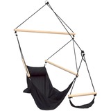 Amazonas Swinger, Chaise accrochante Noir, Fauteuil suspendu, Sans support, Intérieur & extérieur, Noir, Polyester, 120 kg