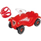 BIG Bobby-Car-Classic, Toboggan Rouge/Noir, (rouge/noir, roues silencieuses et protège-chaussures)