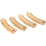 BRIO Circuits de train en bois - Courbes Bois, Piste, BRIO, 3 année(s), 4 pièce(s), Bois, 180 mm