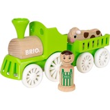 BRIO Environnement ferme et véhicule, Modèle réduit de voiture Vert clair/bois