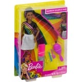 Barbie Cheveux pailletés arc-en-ciel, Poupée 