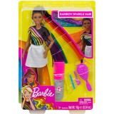 Barbie Cheveux pailletés arc-en-ciel, Poupée 