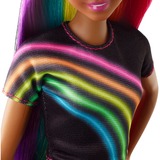 Barbie Cheveux pailletés arc-en-ciel, Poupée 