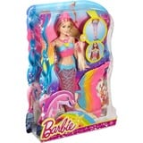 Barbie Sirène Arc en Ciel, Poupée Poupée mannequin, Fille, 3 an(s), Effets lumineux, Batteries requises