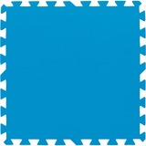 Bestway Dalles de sous-couche Flowclear pour piscine bleu 50 x 50 x 0,4, Film de protection Bleu, 8 piéces