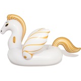 Bestway Rider Luxe Pegasus Ride-On Jumbo, Animal de piscine Blanc/Or