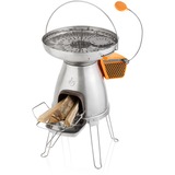 Biolite BaseCamp Four à carburant solide, Barbecue Argent, Four à carburant solide, Bois, Orange, Acier inoxydable, Fonte, Plastique, Acier inoxydable, 4 pieds, 8,16 kg