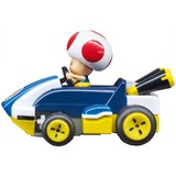 Carrera Nintendo Mario Kart - Mini - Toad, Voiture télécommandée Blanc/Bleu