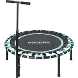 HUDORA 65424 trampoline d'exercice Rond, Appareil de fitness Noir/Turquoise, 110 cm, 1100 mm, 1100 mm, 345 mm