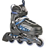 HUDORA Leon enfant, Rollers Noir/Bleu, 28236, Taille 33-36