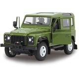 Jamara Land Rover Defender, Voiture télécommandée Vert, Échelle 1:14