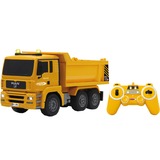 Jamara MAN Camion benne 1:20, Voiture télécommandée Jaune