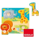 Jumbo Goula Puzzle à bulle Animaux de la jungle  Puzzle à formes, Faune, Enfants, 1 année(s), Garçon/Fille, Carton