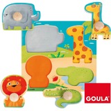 Jumbo Goula Puzzle à bulle Animaux de la jungle  Puzzle à formes, Faune, Enfants, 1 année(s), Garçon/Fille, Carton