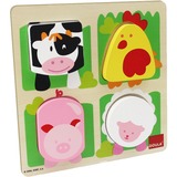 Jumbo Goula Puzzle à toucher Ferme 4 pièces