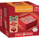 Jumbo Puzzle Mates - Trieur de puzzles, Stockage Rouge, 6 pièces