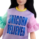 Mattel Barbie Fashionistas Doll 127 - Unicorn Believer, Poupée 