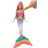 Mattel Barbie - Sirène Arc en Ciel, Poupée Poupée mannequin, Fille, 3 an(s), Effets lumineux, Batteries requises