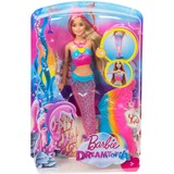 Mattel Barbie - Sirène Arc en Ciel, Poupée Poupée mannequin, Fille, 3 an(s), Effets lumineux, Batteries requises