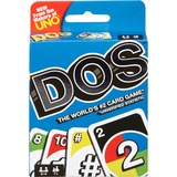 Mattel DOS, Jeu de cartes Anglais, 2 - 4 joueurs, 7 ans et plus