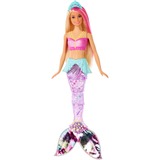 Mattel - Sirène Lumieres & Danse Aquatique Blonde - Mannequin, Poupée Fille, 3 an(s), Batteries requises