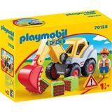 PLAYMOBIL 1.2.3 - Pelleteuse, Jouets de construction 70125