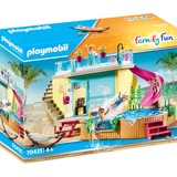 PLAYMOBIL Family Fun - Bungalow avec piscine, Jouets de construction 70435