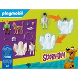 PLAYMOBIL SCOOBY-DOO! - Scooby & Sammy avec fantôme, Jouets de construction 70287