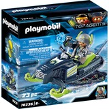 PLAYMOBIL Top Agents - Motoneige Arctic Rebels, Jouets de construction 70235