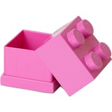Room Copenhagen Boîte à lunch LEGO Mini Box 4 rose, Boîte de rangement rose fuchsia