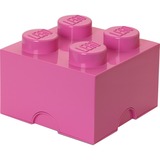 Room Copenhagen Brique de rangement LEGO 4 rose, Boîte de rangement rose fuchsia