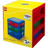 Room Copenhagen Rack à 3 tiroirs LEGO Iconic, Boîte de rangement Rouge