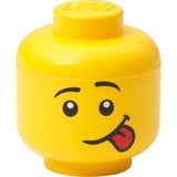 Room Copenhagen Tête de stockage LEGO 'Silly', mini, Boîte de rangement Jaune