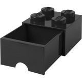 Room Copenhagen Tiroir 4 briques LEGO noir, Boîte de rangement Noir
