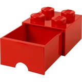 Room Copenhagen Tiroir à briques LEGO 4 rouge, Boîte de rangement Rouge