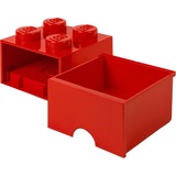 Room Copenhagen Tiroir à briques LEGO 4 rouge, Boîte de rangement Rouge