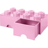 Room Copenhagen Tiroir à briques LEGO 8 rose, Boîte de rangement Rose