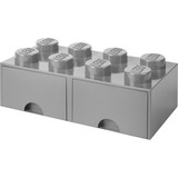 Room Copenhagen Tiroir de rangement LEGO 8 Gris, Boîte de rangement Gris foncé