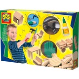 SES Creative Atelier de menuiserie, Kit de construction Bois, 00943