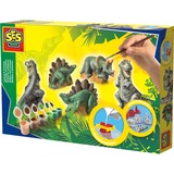 SES Creative Moulage en plâtre de dinosaures, Bricolage 01406